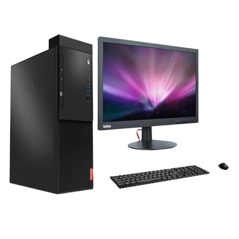 联想启天M520商用台式机3.4GHZ/8G/128GSSD+5/USB键鼠/23寸屏/win10专业版正版整体五年保