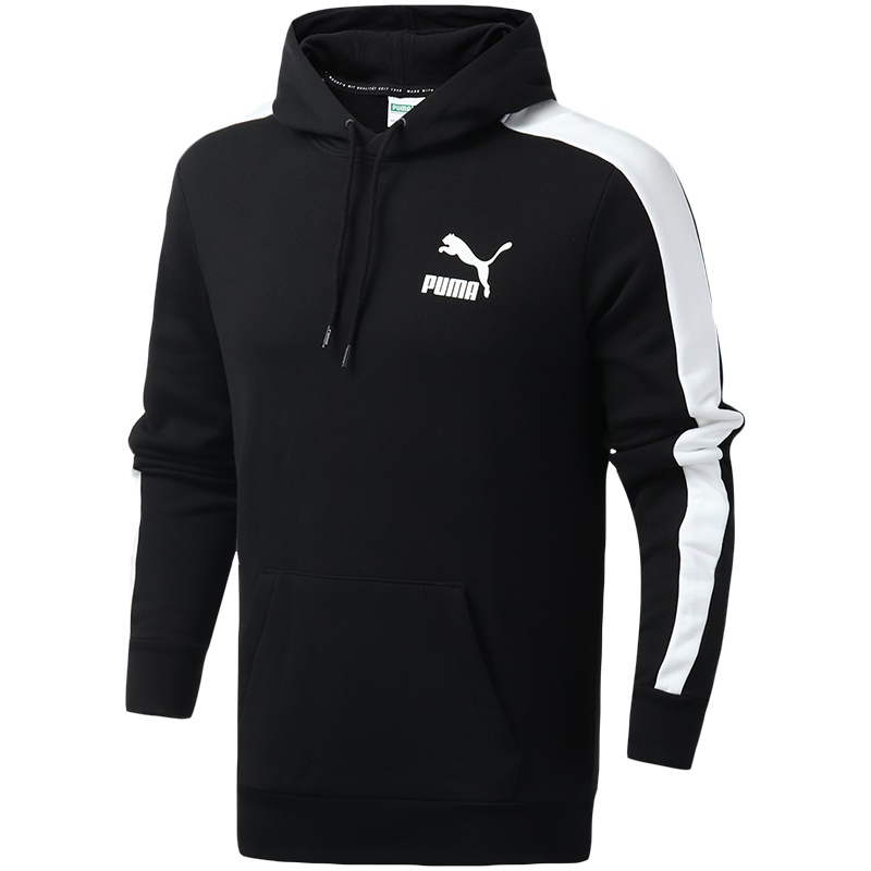 【自营】PUMA彪马男装T7运动服休闲针织连帽卫衣595922