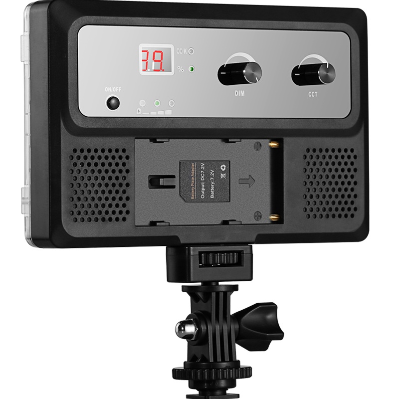 美国GVM双色温led补光灯外拍小型打光灯 婚庆拍摄静物摄影灯