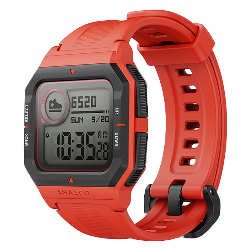 华米Amazfit Neo 珊瑚橙 复古智能手表健康心率防水安卓苹果 长续航