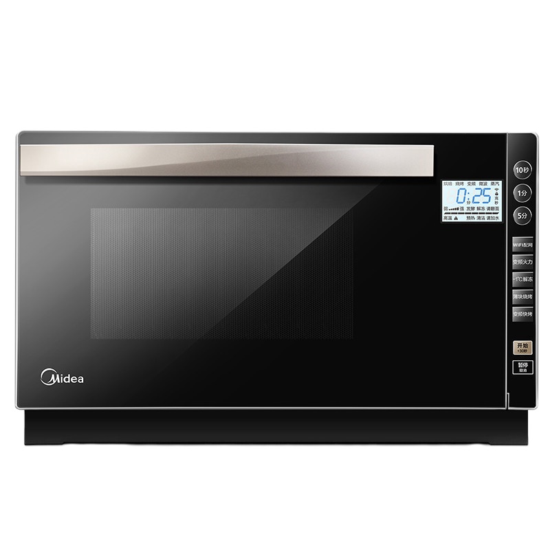 美的微波炉 M3-L236E 23L 平板微电脑式 微蒸烤 一体机 AI智能烹饪 变频解冻 APP智控微波功能 微波炉