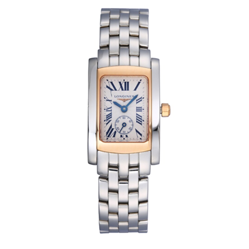 浪琴LONGINES 瑞士品牌 黛绰维纳系列 女士石英表 L5.155.5.71.6