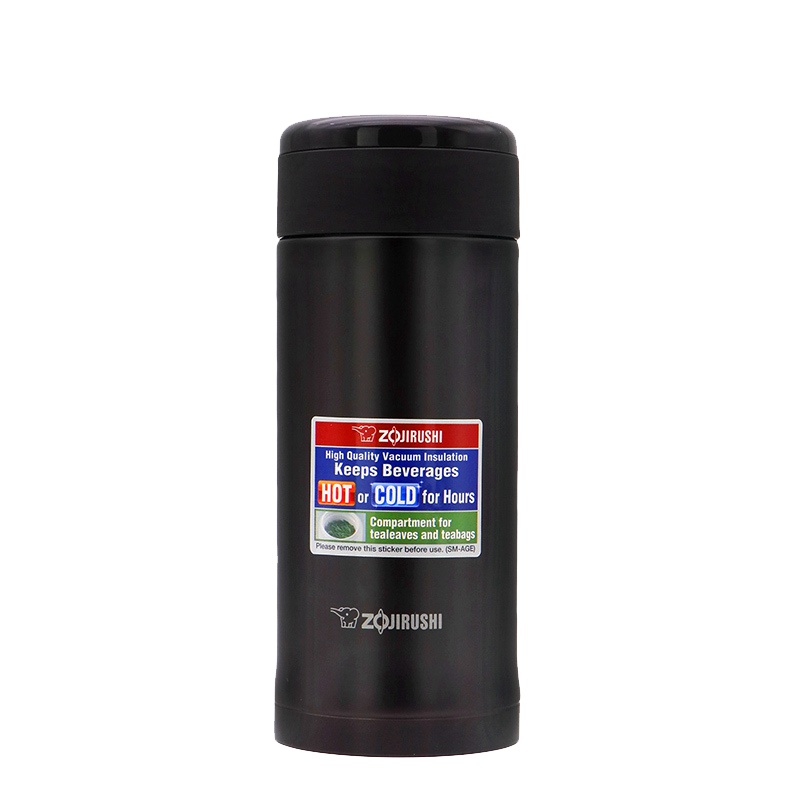 象印(ZO JIRUSHI)保温杯SM-AGE35-TD 日本象印真空保冷保温杯 进口不锈钢情侣水杯子 深棕色