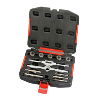 力易得(ENDURA)E0203 12件套高速钢全磨制手用丝锥