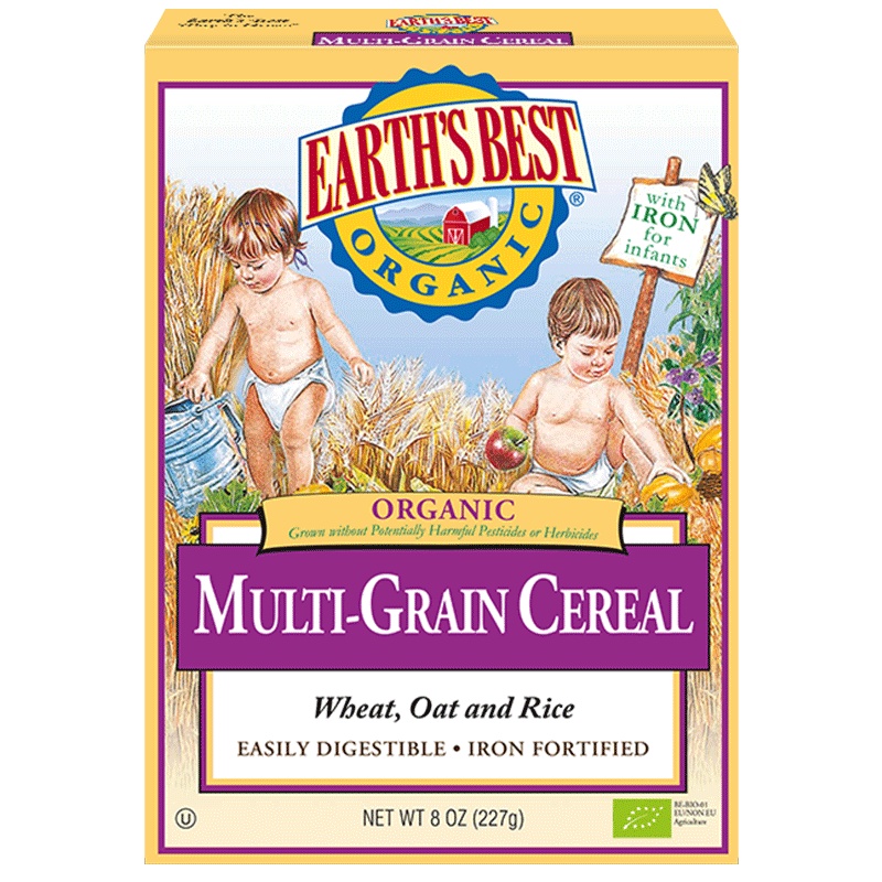 Earth's Best爱思贝婴儿高铁谷物米粉糊内袋版227g