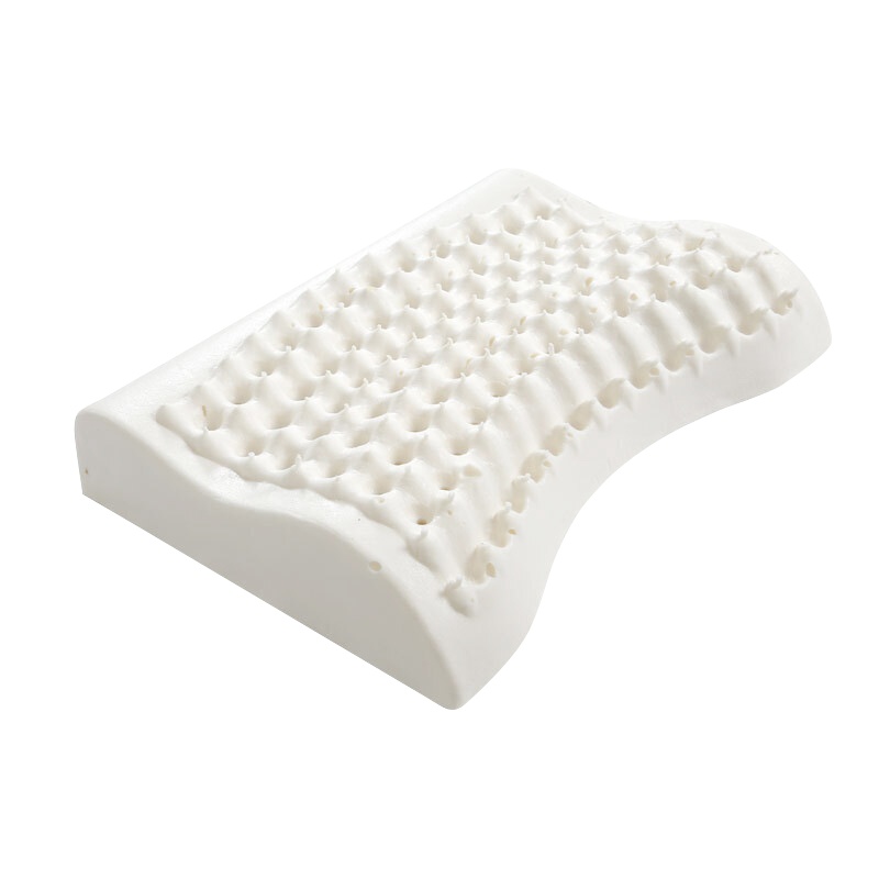 沃荷（KnowHow）泰国进口天然乳胶成人防螨按摩枕护颈颈椎枕橡胶枕芯乳胶枕