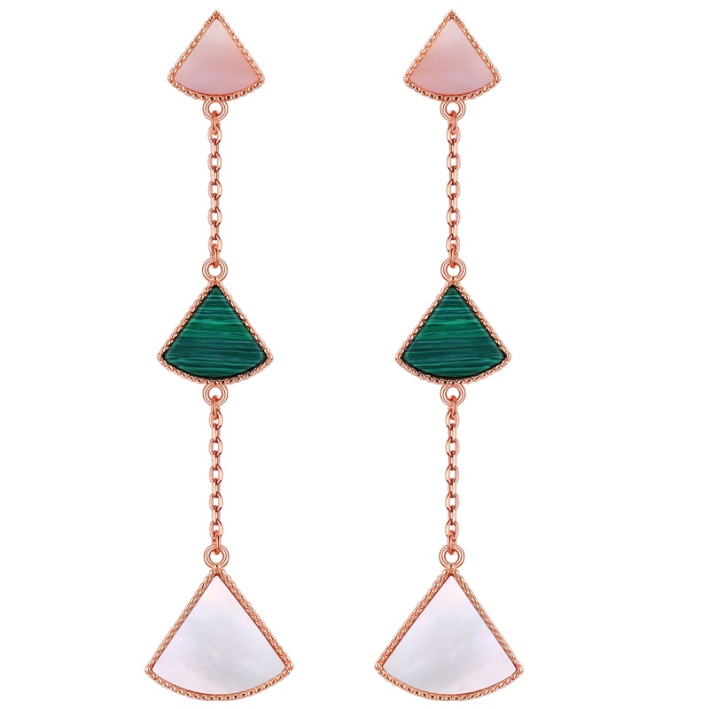 佰色传情BRIR纯银耳环韩国气质网红耳饰高级感裙子耳钉女