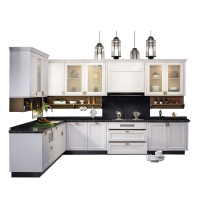 皮阿诺整体橱柜 定制厨房柜家具装修石英石厨柜定做新中式开放式定制预付金