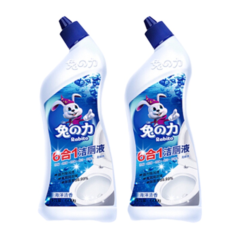 兔之力6合1强效洁厕液 600克/瓶