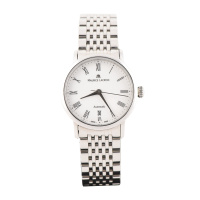 MAURICELACROIX艾美男士白面日历精钢自动机械表10013140