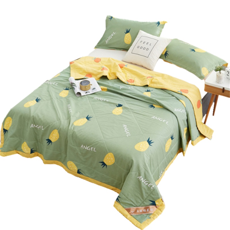 全棉夏季清凉被单人水洗纯棉空调被(不含枕套)110*150CM