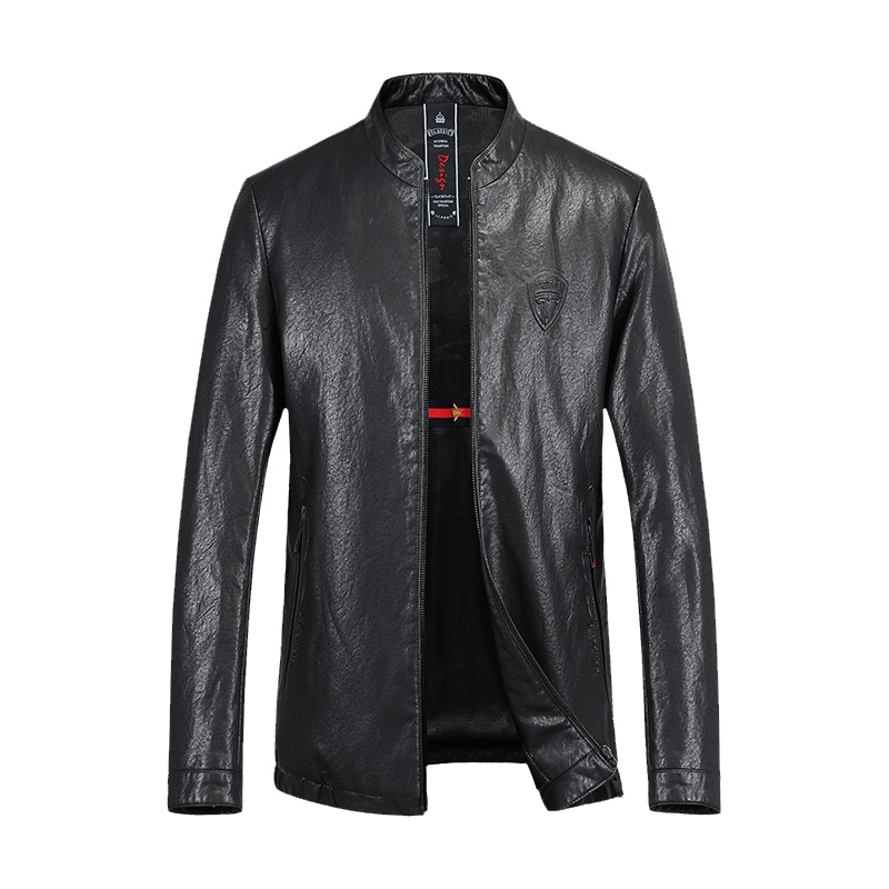 Artsdon/阿仕顿男装夹克冬季青年简约皮衣夹克衫外套男