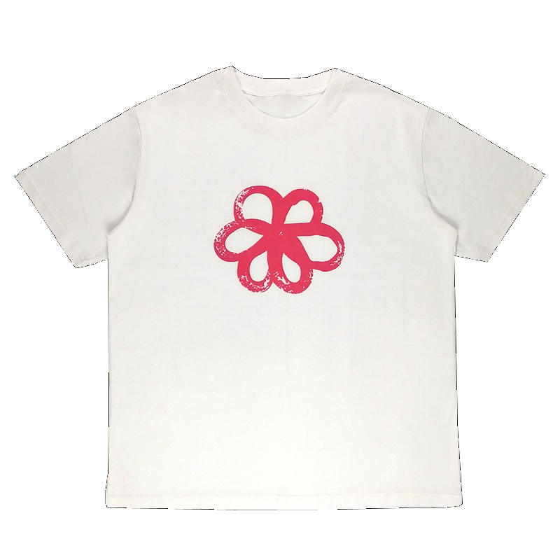 白色T恤女纯棉短袖中长款宽松韩版ins潮印花圆领半袖体恤夏季新款