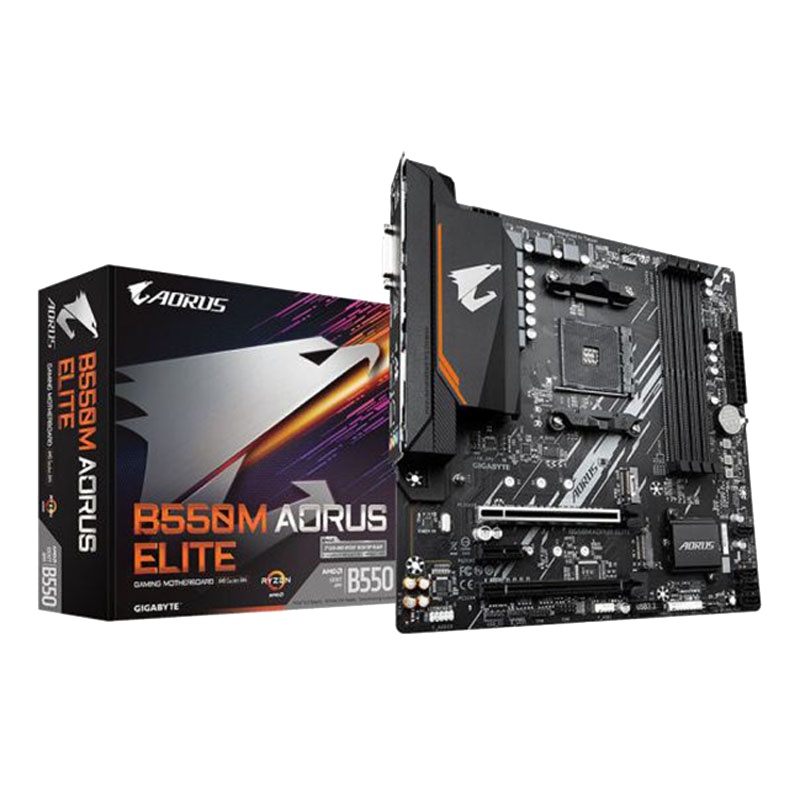 技嘉 B550M AORUS ELITE小雕主板 支持3080/3090/3600X/3700X/3800X（AMD B550/ Socket AM4）