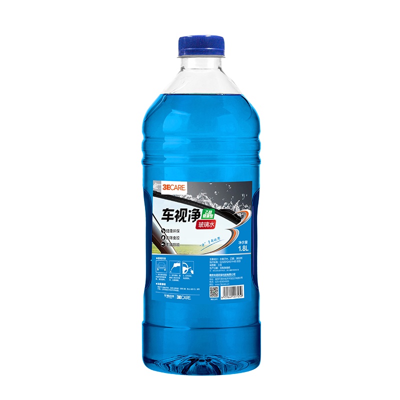 龙蟠3ECARE 车视净玻璃水 乙醇配方 1.8L 0℃