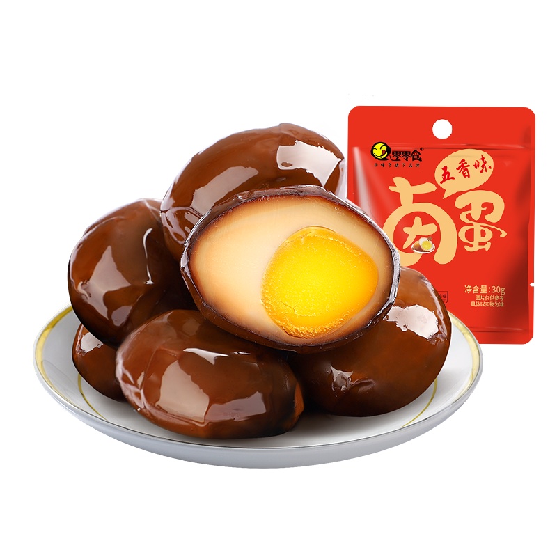 华味亨零零食五香卤蛋30g*10个