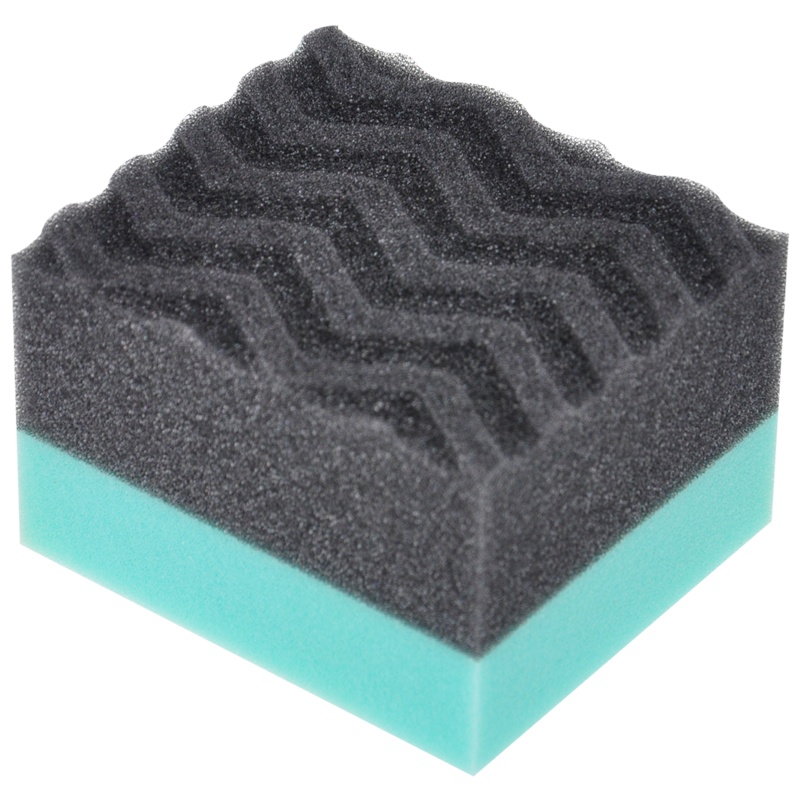 化学小子 橡胶塑料上光棉 轮胎上蜡棉 记忆绵技术 简便施工 减少浪费 干净清爽 汽车用品