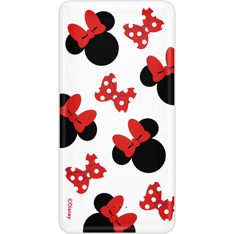 正版迪士尼优加充电宝10000毫安小巧便携一万大容量可爱粉红usb双口快速充电移动电源适用苹果华为小米安卓