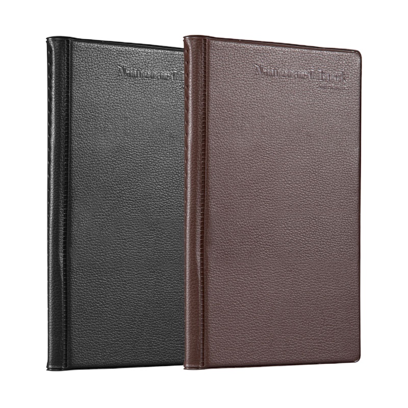 齐心 A1557 办公必备硬皮名片册 240枚 棕 (单位:本)