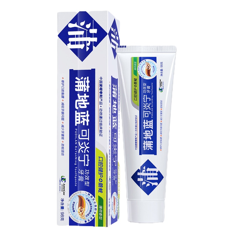 蒲地蓝口腔健护防蛀牙膏98g薄荷香型