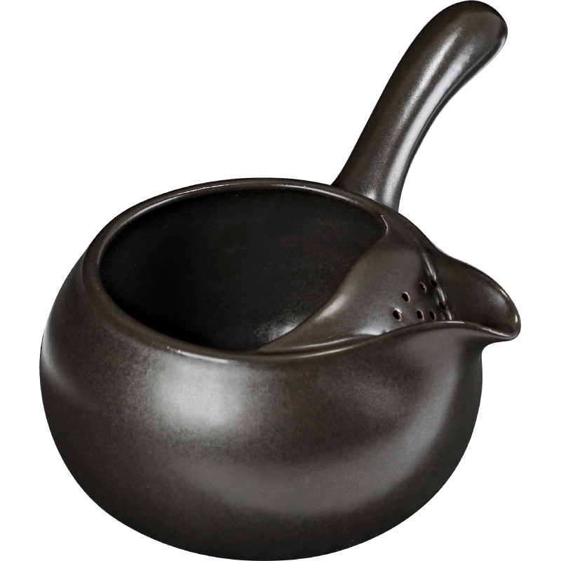 苏氏陶瓷陶瓷茶壶 煮茶器 侧把壶煮茶壶 侧把壶(黑色)