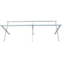 夜市地摊架子摆摊货架法耐(FANAI)折叠伸缩光架移动摊位支架便携地摊桌子简易