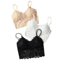 浪莎内衣女无钢圈薄款聚拢小胸网红同款少女裹胸吊带背心抹胸美背