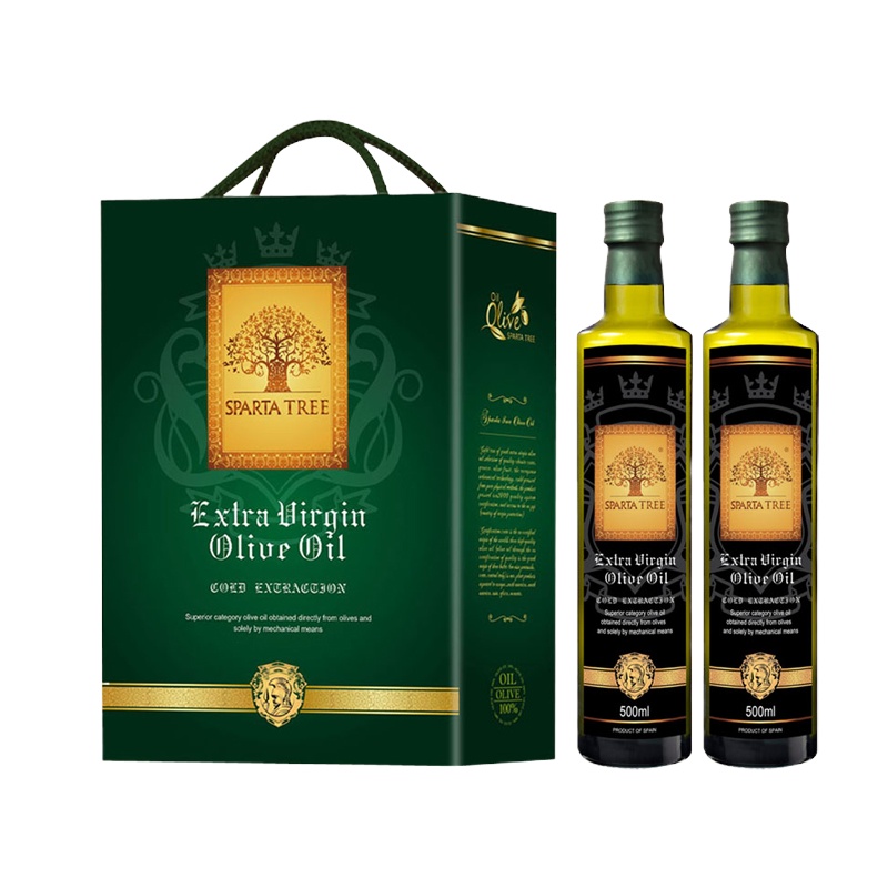 黄金树 橄榄油双支礼盒 500ml*2