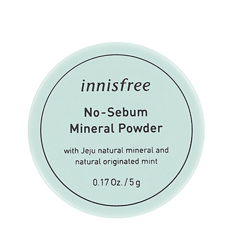 悦诗风吟(INNISFREE) 散粉绿茶精萃保湿洁面乳平衡水乳套装 真萃鲜润补水面膜绿茶散粉5g