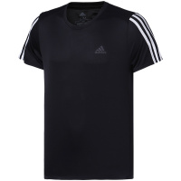 adidas阿迪达斯男子短袖T恤18climalite跑步清凉运动服DM1665 L DM1665黑色