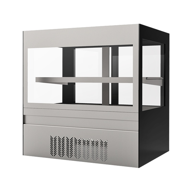 埃利斯(AILISI)1.2米商用蛋糕柜展示柜冷藏玻璃陈列柜水果寿司保鲜熟食柜超市柜鸭脖立式冷藏柜冷冻保鲜柜 台式直角