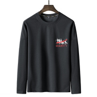 稻草人(Mexican)休闲装帅气潮流士长袖T恤春秋季潮流帅气上衣打底衫潮牌