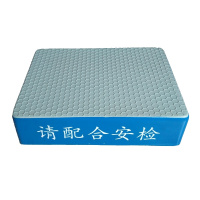 港迪豪出入口安检台玻璃钢站岗台机场火车站安检站台定做