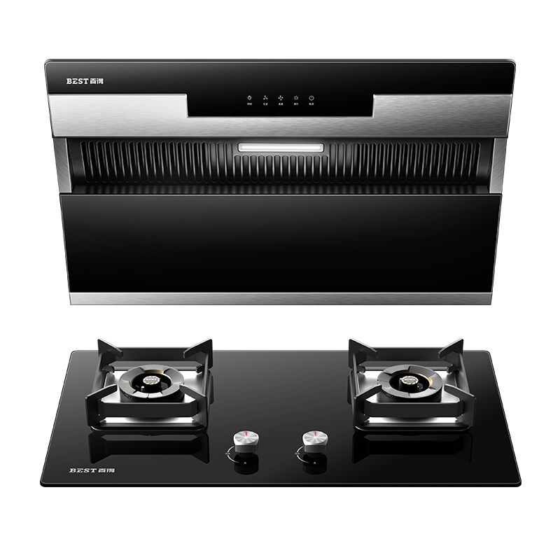 华帝 百得(BEST)烟灶套餐 侧吸式触控抽油烟机 液化气灶 全封铜线电机 挥手感应 E111C+QE52(液化气)