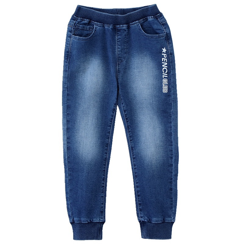 铅笔俱乐部童装2019秋装新款男童牛仔裤中大童牛仔裤儿童牛仔长裤