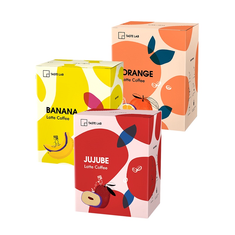 品室进口小T咖啡香蕉香橙红枣黑糖风味20条拿铁速溶咖啡