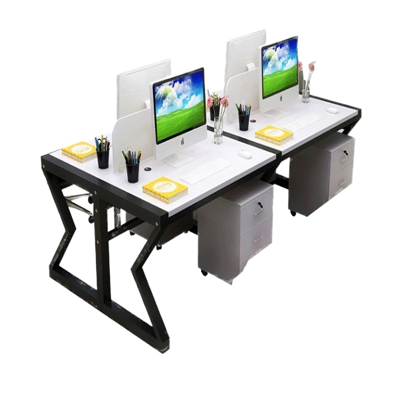 鑫金虎 办公家具简约办公桌四人位电脑桌写字台经济型工位桌职员桌