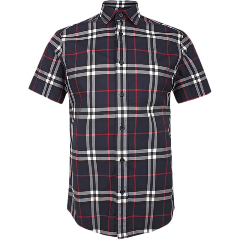 BURBERRY 博柏利 男士 棉质短袖衬衫 80208721