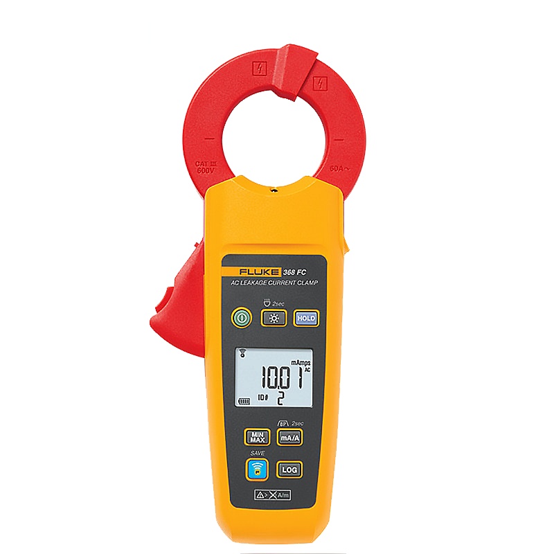 福禄克（FLUKE）F368 FC/CN 真有效值漏电流钳形表交流漏电流钳形万用表专为电力行业中较大的接地线排设计