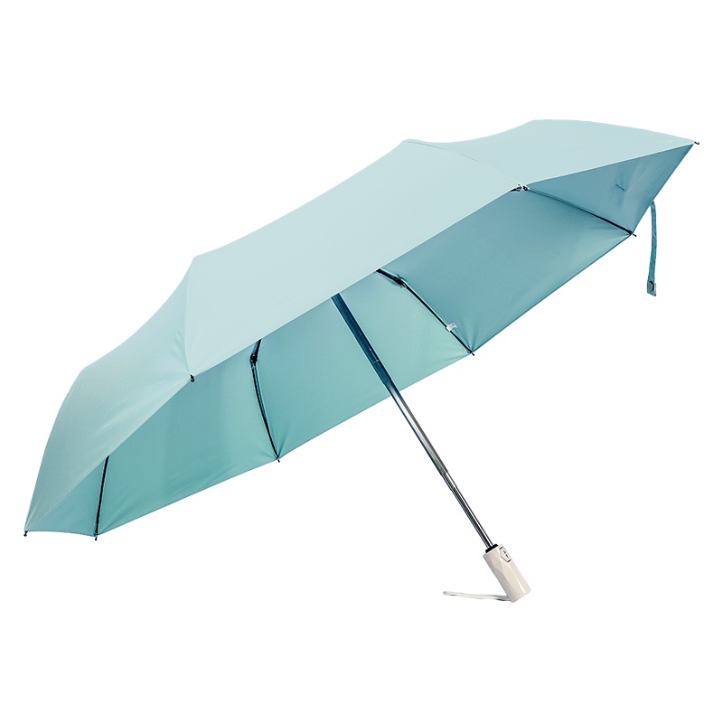 TP全自动三折晴雨伞两用遮阳彩胶太阳伞便携遮阳伞钻石手柄雨伞TP7026