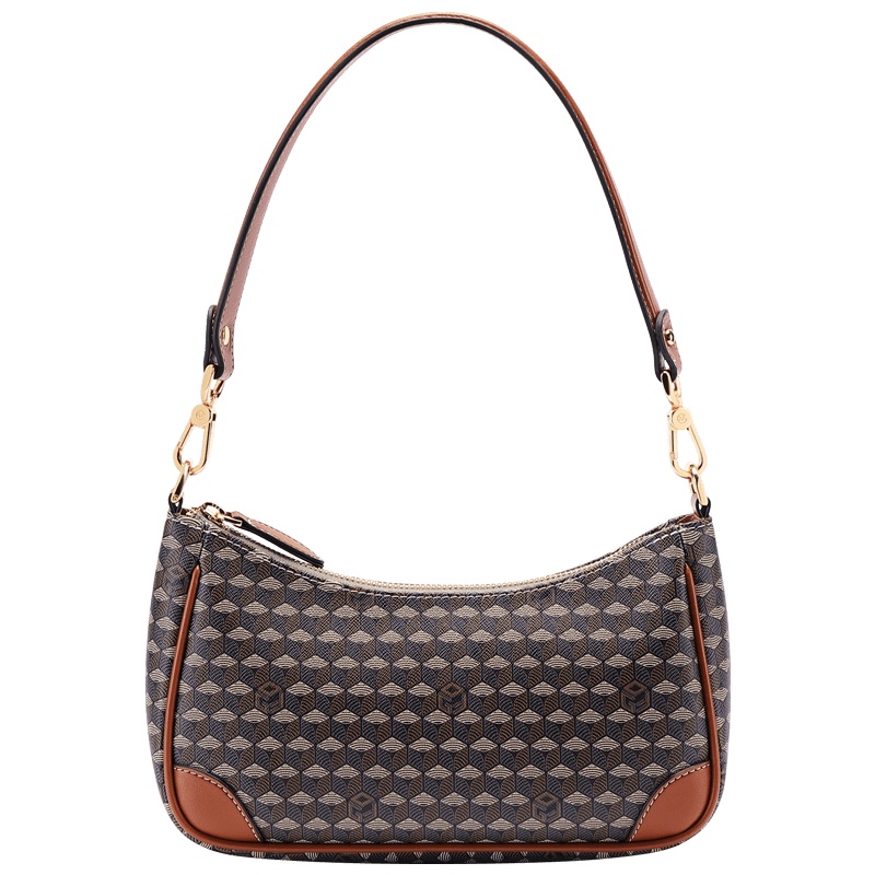 高尔夫GOLF复古老花单肩包约时尚女士潮流腋下包大容量简手提包