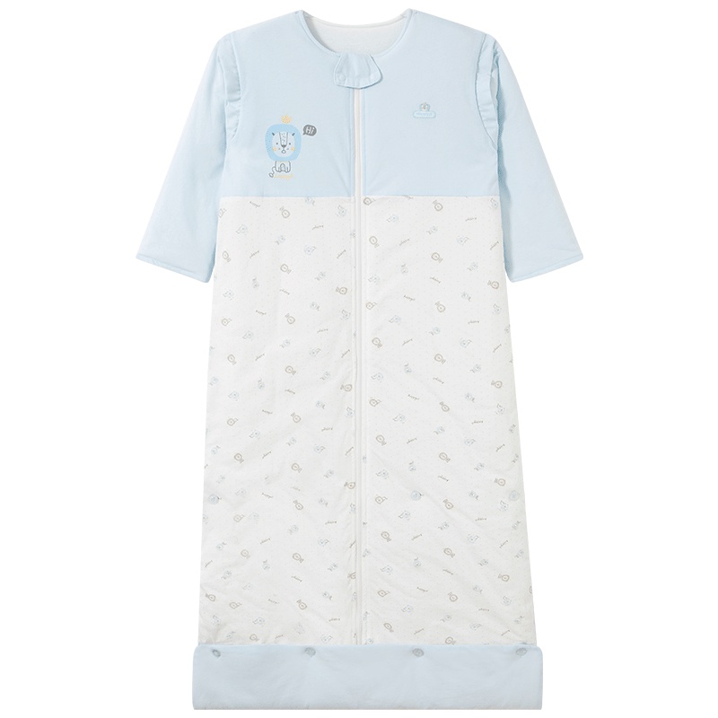 哈贝比宝宝睡袋婴儿四季款儿童预防踢被幼儿四季通用可拆袖薄款