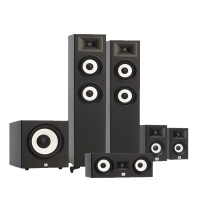 JBL STAGE170 音响 音箱 5.1声道家庭影院 电视音响 木质落地音响HiFi音箱套装功放(搭配功放使用)