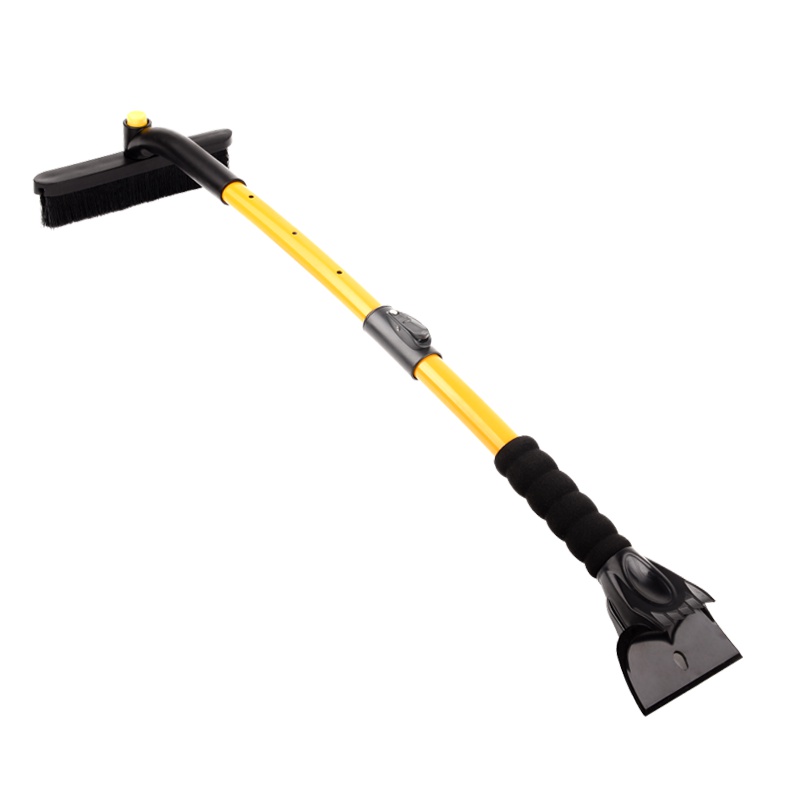 趣行 雪清灵AX-10三合一锁扣伸缩型冰雪铲 加强金属杆72-93cm长 双排毛刷SUV用汽车除霜除冰除雪工具