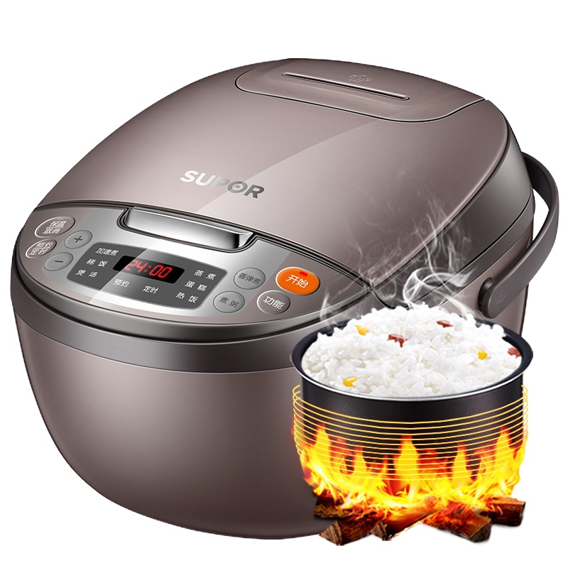 苏泊尔(SUPOR)电饭煲3L家用1-5人多功能电饭锅陶晶不粘内胆精控感温24H智能预约CFXB30FC829