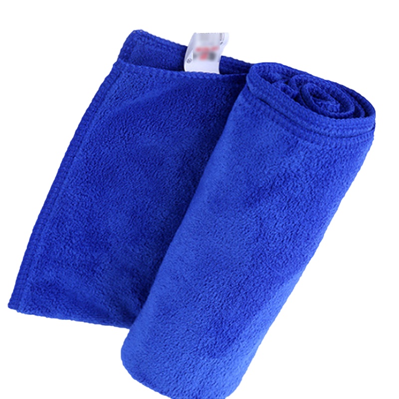 安美尚(ams)40*60洗车毛巾加大加厚纳米纤维强吸水 定做 蓝色10条