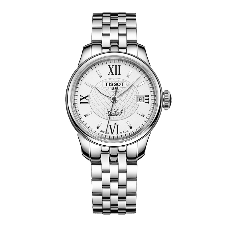 Tissot天梭力洛克系列钢带女士自动机械表T41.1.183.33