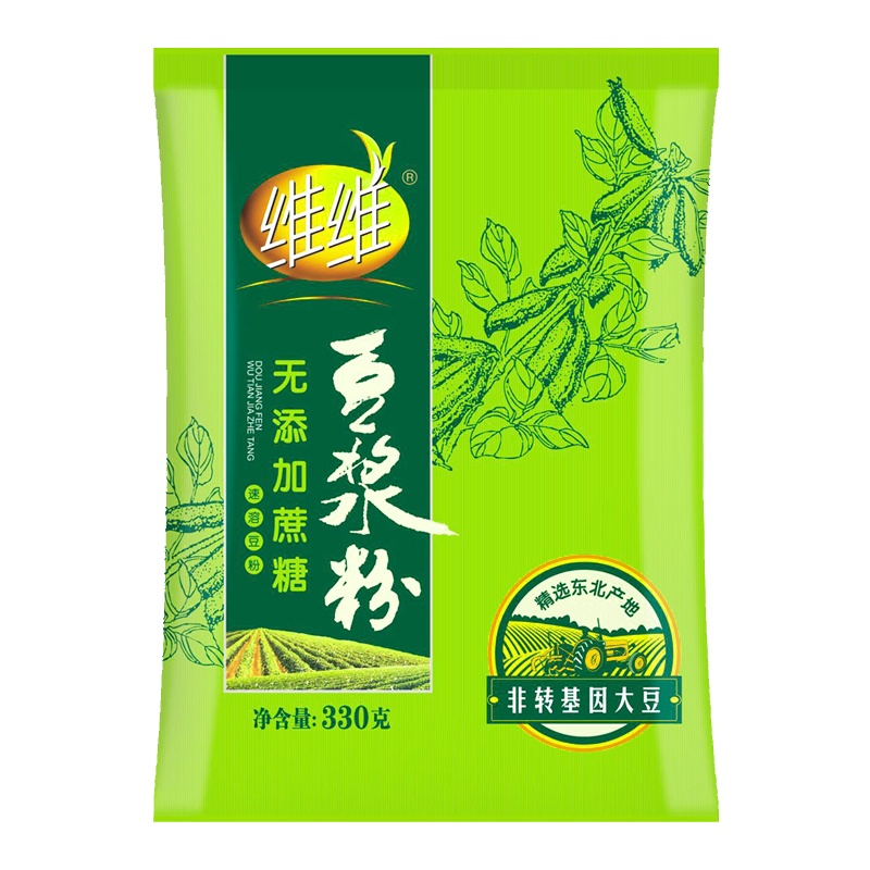 维维无添加蔗糖豆浆粉330g