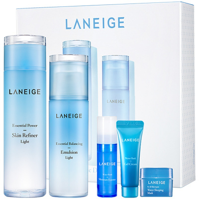 LANEIGE 兰芝 水衡清盈 清爽 护肤套装 舒爽透亮 轻盈水润