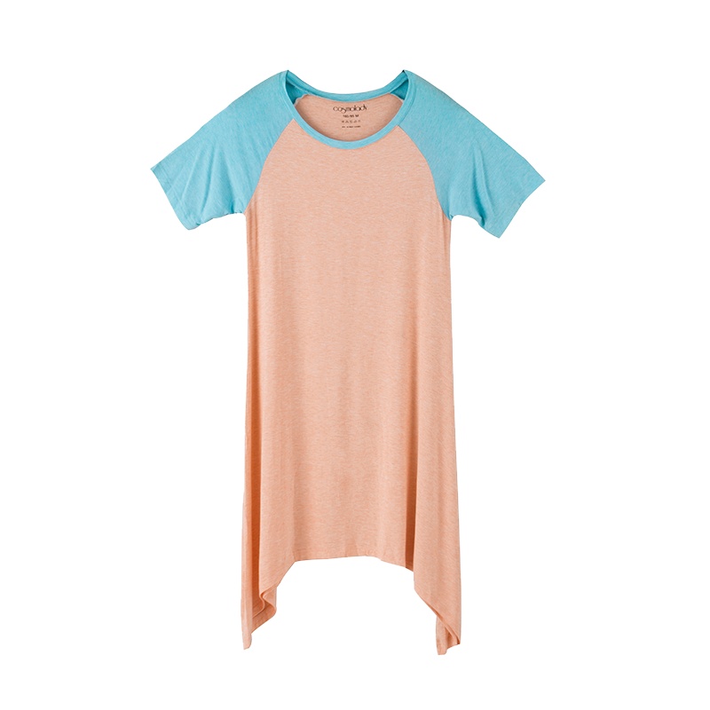 都市丽人撞色个性下摆女款睡裙482535